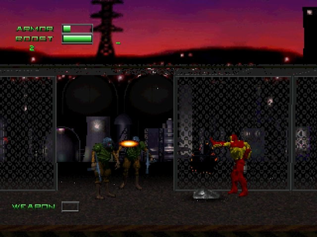 Iron Man X-O Manowar in Heavy Metal screenshot 4 for Sega Saturn